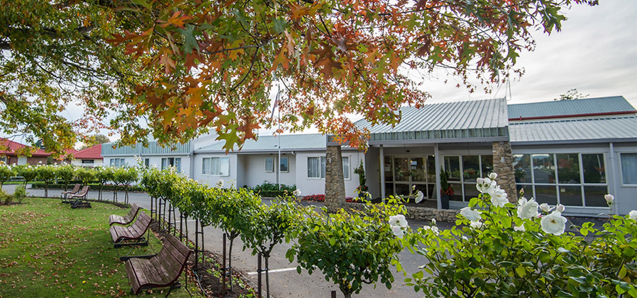 Gracelands exterior with garden